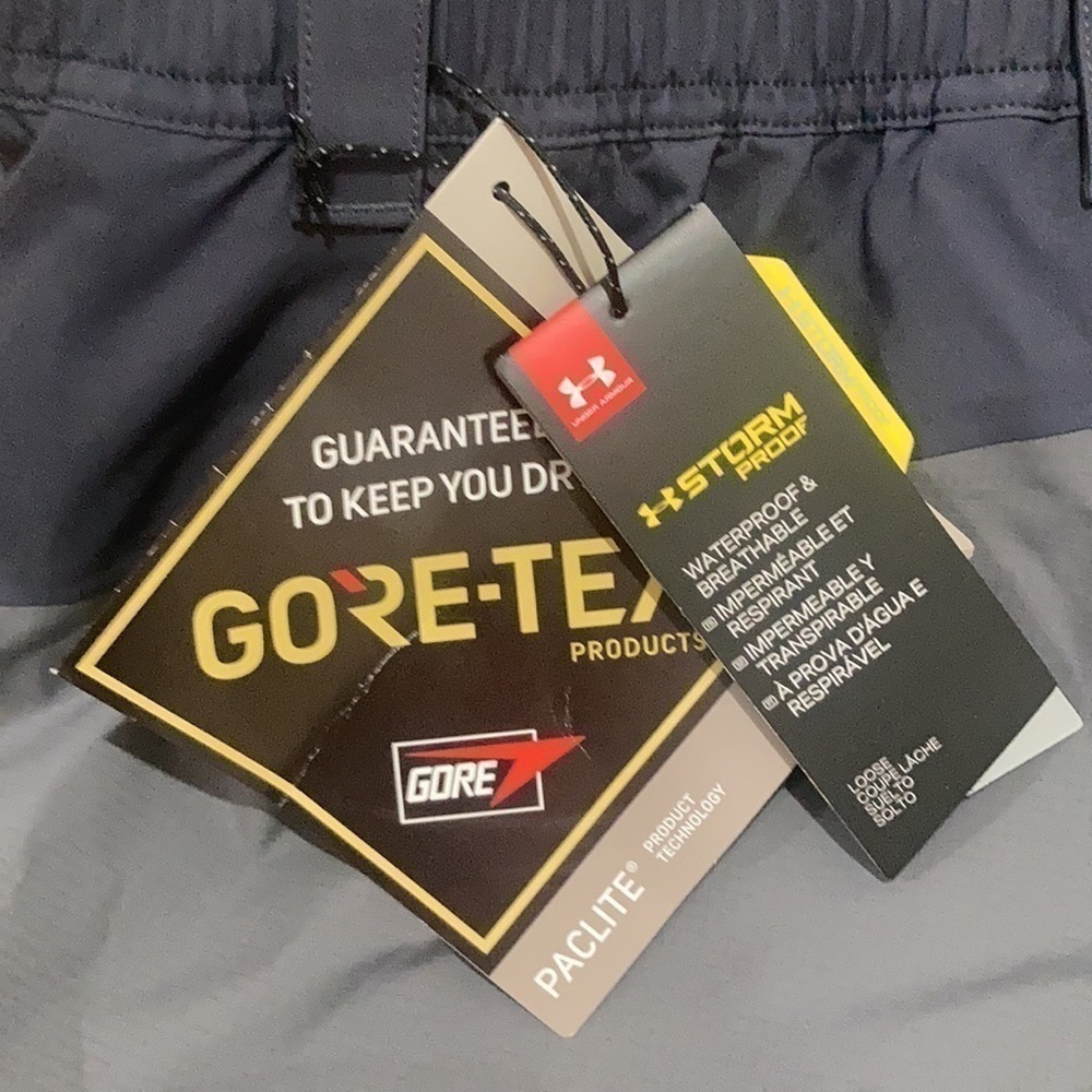 𝅺UNDER Armour Men's Goretex Shoreman Pants - Picture 7 of 8